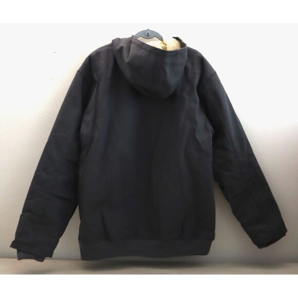 Wrangler Riggs Workwear Men's Sz XL Charcoal Duck Sherpa Lined Full Zip Jacket - Picture 2 of 12